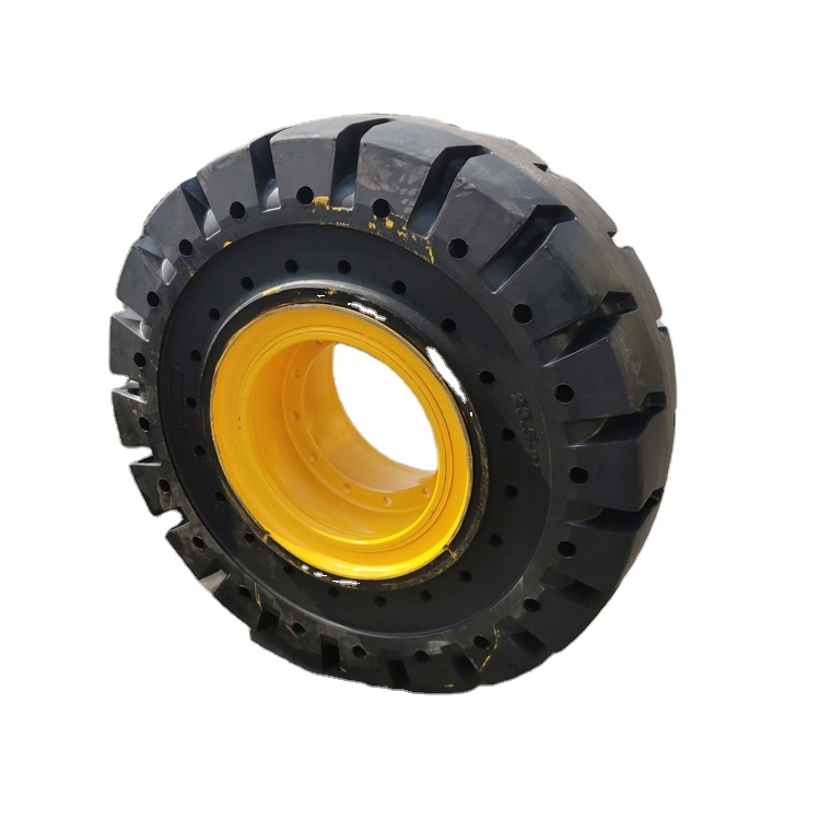 New Topwer Rubber Bias Big Solid Tires 23.5-25 with Long Warranty Suit for Front Crane Gantry Crane Loader in Construction