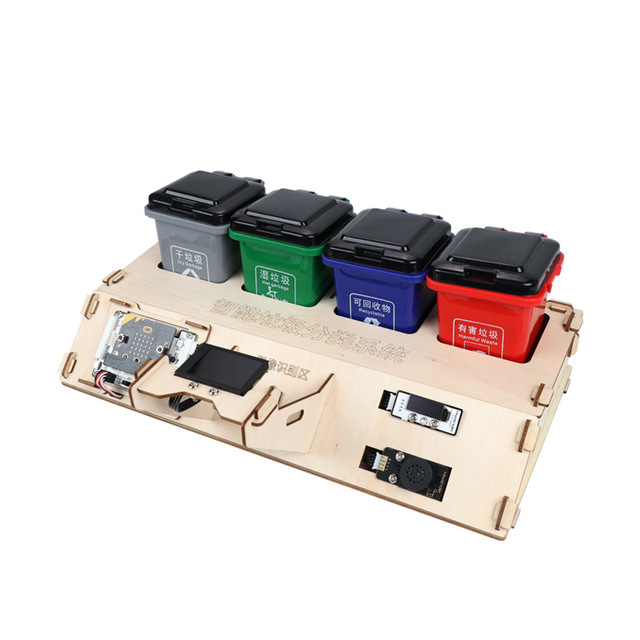 OKYN-G5103-1 Build Your Own AI Recycling Bin Model Educational Kit for Microbit