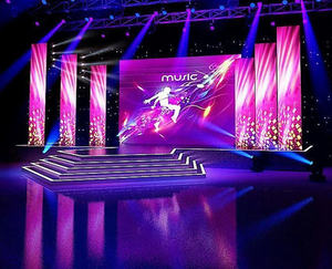 จอแสดงผล LED ขนาดใหญ่สำหรับเวทีกลางแจ้ง 500x1000 มม. สีเต็มรูปแบบ P2.976/P3.91/P4.81 ให้เช่าสำหรับโฆษณา - Product Image 5