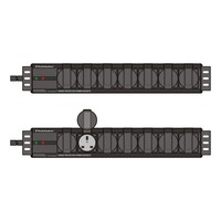 Telebahn PDU parasurtenseur EU 16A 250V 7 prises multiprise dispositif De Protection contre les surtensions PDU Supresor De Picos