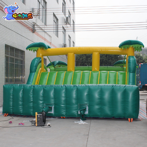 <span class=keywords><strong>Castillo</strong></span> de salto de carrera de obstáculos inflable personalizado de fábrica para niños equipo de patio interior - Product Image 6