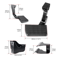 Marchepied arrière rétractable pour Ford F150 2015-2020, remplace le marchepied de hayon pliable 75312-01A