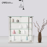 Vitrine de comptoir à succès, vitrine en verre trempé