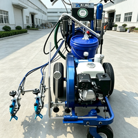 Machine d'extrusion de marquage routier, fournie par l'usine, avec réservoir de 6L pour les projets municipaux
