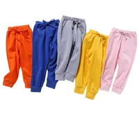 Nova chegada em branco de design crianças casuais meninos calças hip-hop calças de algodão crianças