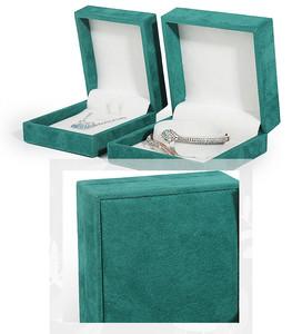Cajas de Joyería de Terciopelo Verde para Pulseras, Collares, Colgantes y Anillos, Cajas para Empacar Joyas - Product Image 3