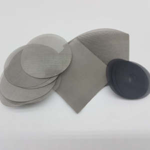 20 30 40 60 80 100 lưới SS 304 đồng bằng Twill dệt thép không gỉ dệt dây lưới kim loại vải Vòng lọc lưới đĩa - Product Image 3