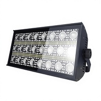 Projecteur matriciel LED RGBW stroboscopique DMX512 à activation sonore et intensité variable pour discothèque, concert, DJ, fête