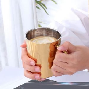 Taza de Acero Inoxidable 304 de Doble Pared de Alta Calidad con Logotipo Personalizado, Taza Portátil de 10 oz para Agua, Jugo, Leche, Café, Cerveza, con Asa - Product Image 4