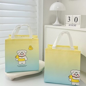 Bolsas de Compras de Tela No Tejida Rosa Impermeable para Uso Diario y Bolsos con Logotipo Personalizado - Product Image 5