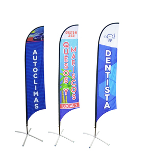 Negozio di ferramenta bandiere con piume personalizzate a forma di Beachflag a goccia da esterno - Product Image 1