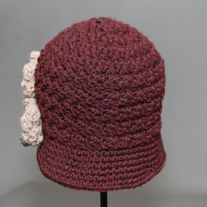 Crochet Montgomery Seau Chapeau Motif Automne Hiver Applicable <span class=keywords><strong>Chunky</strong></span> Fil Matériel Quotidien Partie Utilisation Damier Style pour Enfants - Product Image 2