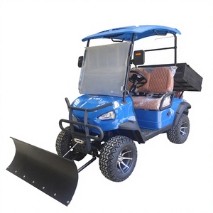 Voiturette de golf électrique tout-terrain robuste 4 places pour le déneigement et le nettoyage - Product Image 1