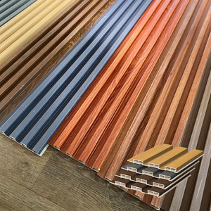 Hiện đại Slatted tấm Tường cho khách sạn sang trọng nhà cho trang trí nội thất tường ốp phòng ngủ phòng tắm khu vực ăn uống ngoài trời - Product Image 1