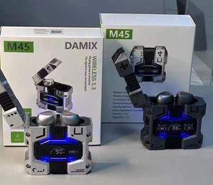 หูฟัง <span class=keywords><strong>M45</strong></span> BT5.3สำหรับเล่นเกมหูฟังอินเอียร์มีความหน่วงต่ำหูฟังเอียร์บัดสำหรับเล่นเกมหูฟังไร้สายพร้อมพาวเวอร์แบงค์ - Product Image 2