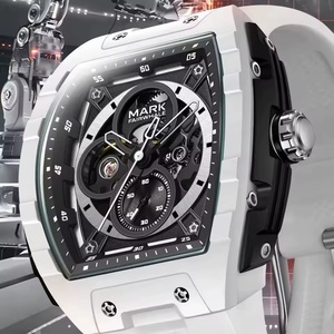 มาร์ค แฟร์เวล FW 6003 นาฬิกาข้อมือผู้ชายแบบกลไกย้อนยุคสายซิลิโคนอัตโนมัติสไตล์สปอร์ตส่องสว่างกันน้ำไฟกลางคืน - Product Image 2