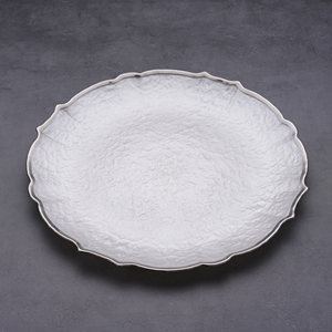 Düğün gösterisi plakaları ziyafet dekorasyon cam tabak toptan özel Vintage Modern tasarım yeşil suplalar - Product Image 2