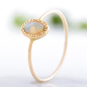 Bijoux en argent Sterling 925, bague de décoration artistique en <span class=keywords><strong>opale</strong></span>, plaqué or jaune, cadeau d'amitié - Product Image 1