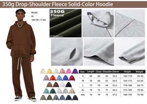 Sudadera con Capucha de Felpa de Algodón Gruesa de Invierno de Alta Calidad para Hombre, Sudadera Unisex Extra Grande con Bordado 3D, Logotipo Personalizado, Sudadera Lisa - Product Image 6