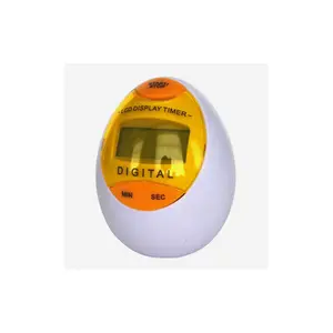 Timer listrik tampilan LCD, alat dapur bentuk telur 99 menit 59 detik penghitung mundur