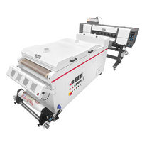 Imprimante DTF rapide 24 pouces quatre têtes la plus populaire A3 60cm 4 têtes I3200 I1600 Xps600 600 sans secoueur de poudre vertical prix de la machine