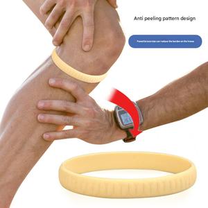 Ginocchiera sportiva elastico forza osso ginocchiera anello rotula cintura con fissaggio elastico prodotto in gomma - Product Image 1