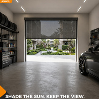 Store banne motorisé intelligent Newhoo WiFi pour extérieur, étanche, coupe-vent, anti-UV, anti-chute, occultant à 100 % pour terrasse