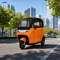 Véhicule électrique à cabine fermée 2 places certifié CEE COC pour les voyages en résidence d'âge avancé, avec carrosserie légère