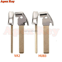 Llave de Control Remoto para Automóvil con Chip 4A PCF7953M IM2A de 433 MHz, 3 Botones, ABS Negro para 308/508/2008/3008/5008 Citroën