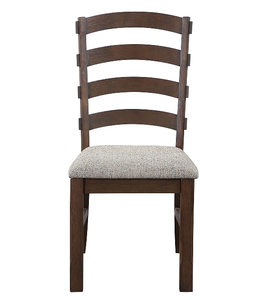 Chaise de salle à manger moderne en tissu gris imperméable (lot de 2) pour la maison, le bureau et l'appartement - Product Image 5