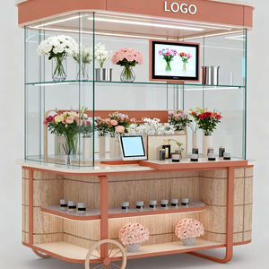 Muebles de Alta Gama para Exhibición de Flores en Tiendas, Diseño Romántico para Floristerías, Kiosco de Flores para Centros Comerciales - Product Image 2