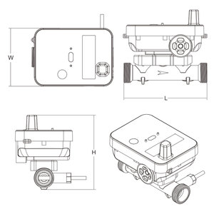 Compteur d'<span class=keywords><strong>eau</strong></span> mécanique de compteur de chaleur à ultrasons de haute précision ZHONGPEI pour la mesure de l'énergie du système de <span class=keywords><strong>chauffage</strong></span> - Product Image 4