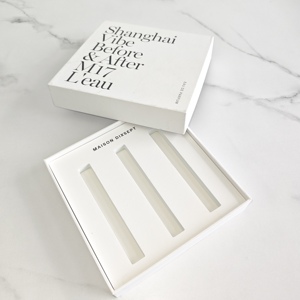 Tinh Tế Đơn Giản Màu Trắng Biểu Tượng Tùy Chỉnh In Ấn Logo Dập Nổi Giá Thấp Giáng Sinh Hiện Tại Gói Vuông Hộp Giấy Với Nắp - Product Image 5