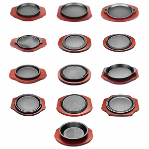 Chinesische Herstellerprodukte: Japanische Antihaft-Sizzler-Platte aus Metall, dick, für Pepper-Lunch-Restaurants, Keramik - Product Image 4