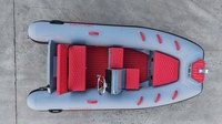 Bateau pneumatique rigide à coque en aluminium RHIB RIB, PVC, capacité 5 personnes, 10,8 pieds, avec cabine de luxe pour la navigation en haute mer, fabriqué en Chine, logo personnalisé