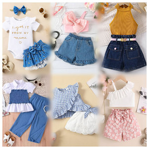 2025 misto abbigliamento per bambini nuovo Stock estivo per bambini <span class=keywords><strong>t</strong></span>-shirt manica corta vestito da principessa vestiti usati - Product Image 2