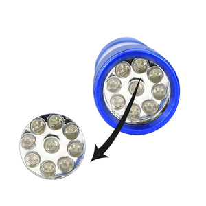 OEM Mini B9 Keychain Light 9LED Blue Case Blue Light 480nm 9LEDs Gift Flashlight <strong>Keyring</strong> <strong>Torch</strong> - Product Image 2