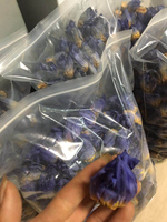 Bunga Teratai Biru Kering Premium untuk Teh & Bahan Baku Rokok Herbal