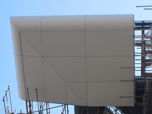 Minimalist Aluminum Alloy <b>Curtain</b> Wall <b>Panel</b> Powder Coated Waterproof Building Exterior Cladding - Product Image 1