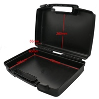 Boîte de rangement en plastique personnalisable avec mousse prédécoupée pour outils et quincaillerie, différentes dimensions intérieures – Vente chaude