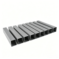 Oferta Relámpago: Panel de Techo Suspendido Cuadrado de Aluminio Moderno de 90x70 mm, Panel de Techo Lineal Anticorrosión, Clase A Ignífugo, para Gimnasio