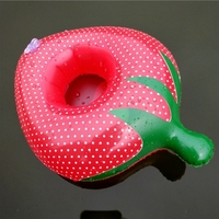 Support de Gobelet Gonflable en PVC Prêt à l'emploi, Support Portable pour Boissons de Bateau/Marin, Sous-Verre de Piscine