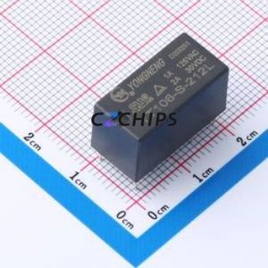 YT106-S-212L Signal Relay DIP-8 Relay 12V 2 Changeover: 2C (DPDT-Changeover)::: 8 125V-AC/30V-DC - Product Image 1