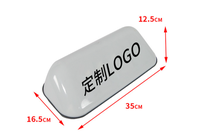 Letrero LED Personalizado para Techo de Taxi con Montaje Magnético, Impermeable y Ajuste Automático de Brillo para Publicidad en Taxis