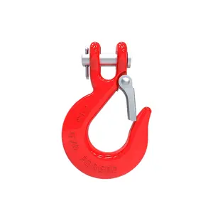 Shenli JIGGING G80 clevis kait selip dengan selot/clevis kait derek untuk mengangkat