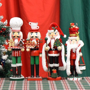 Quality Assurance Eco-friendly 35cm Length <b>Christmas</b> Soldier Indoor Glossy Painted <b>Christmas</b> Ornament - Product Image 3
