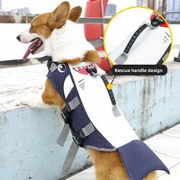 Gilet de sauvetage réfléchissant pour chien, équipement de natation estival pour grands chiens, flottabilité pour l'entraînement