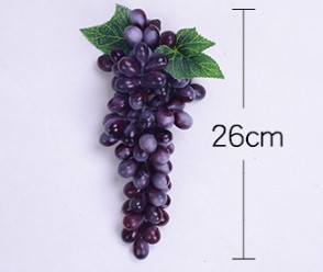 Décoration de plafond de fruits et légumes en plastique souple avec grappe de raisin - Product Image 5