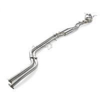 Tubo de Escape Trasero de Acero Inoxidable para BMW 330i E46 3.0 2000-2007, Sistema de Escape, Modificación del Silenciador, Sonido de Onda