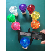 Lampe d'amusement à LED E10 E14 DC 12V/24V 2.8W Cabochon Cap LED Turbo Ampoule avec couvercle en plastique